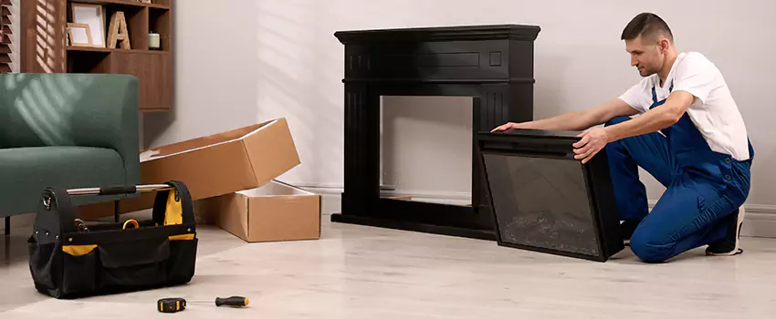 Old Rusted Metal Fireplace Repair And Replacement in Hueytown, AL